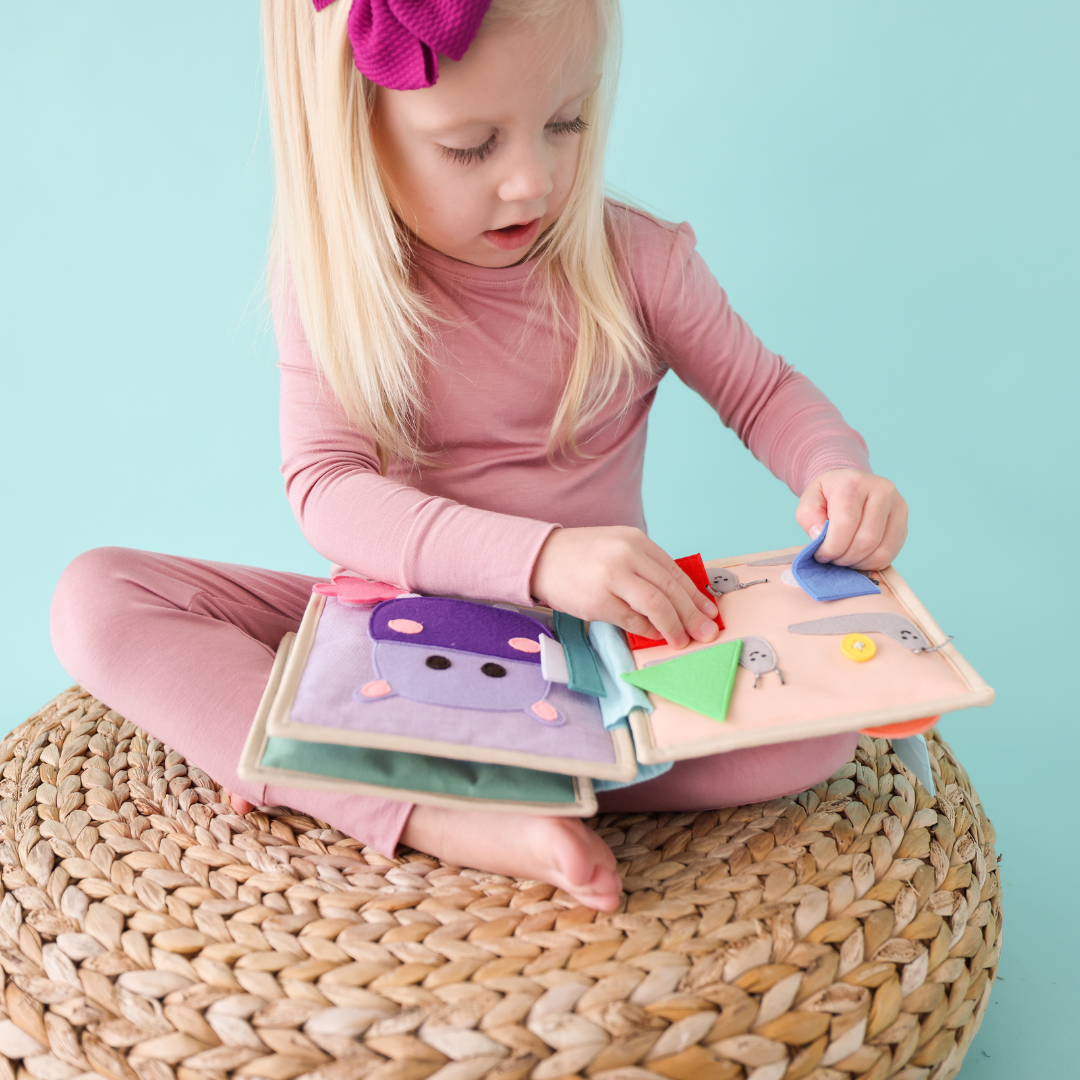 Montessori Practical Skills Quiet Book - Nano